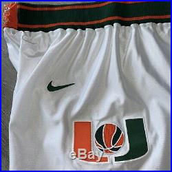 Team Issue Miami Hurricanes 46 Nike Shorts Authentic Game Jersey Vintage