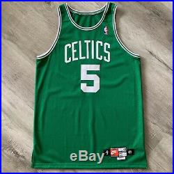 Team Issue Ron Mercer 1997-98 Nike Boston Celtics 48 +3 Jersey Game Pro Cut