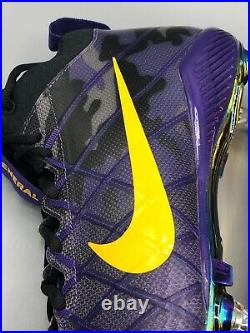 Teddy Bridgewater Game Issued Cleats Custom Nike Football Cleats Vikings/Broncos