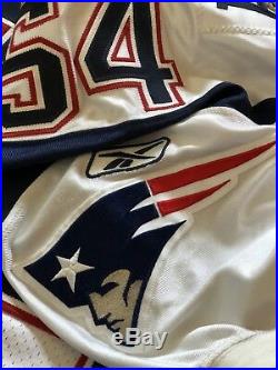 Teddy Bruschi New England Patriots 2005 Game Issued Jersey Size 50