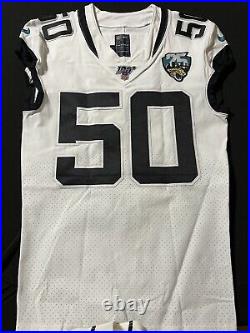 Telvin Smith Sr game issued Jacksonville Jaguars 2019 with patches jersey