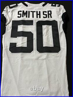 Telvin Smith Sr game issued Jacksonville Jaguars 2019 with patches jersey