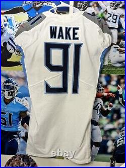 Tennessee Titans Cameron Wake Team Issued Jersey Miami Dolphins 2019 NFL SZ 38