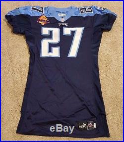 Tennessee Titans EDDIE GEORGE Puma Authentic Game Issued Worn Jersey Size 48