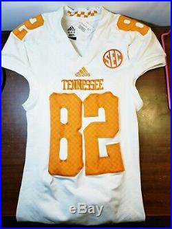 Tennessee Volunteers Game Worn Adidas Away Jersey Team Player Issued Used Vols