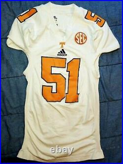 Tennessee Volunteers Game Worn Adidas Jersey #51 Used Issued Team Player Vols