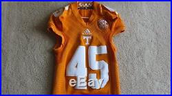 Tennessee Volunteers Vols Authentic Game Issued Used Jersey sz Large