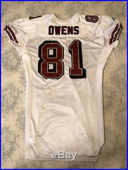 Terrell Owen Game Issued Jersey 49ers Game Jersey