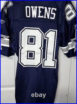 Terrell Owens Reebok Dallas Cowboys Game Issued Pro Cut 2006 2007 NFL Jersey