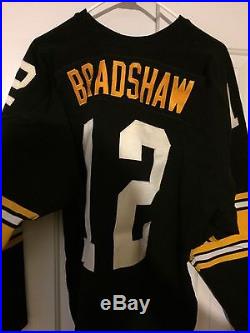 Terry Bradshaw SandKnit-Medalist PIttsburgh Steelers Durene Jersey Game Issue