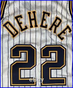 Terry Dehere Indiana Pacers Champion Jersey Game Issued Size 44 Length +3 Nba