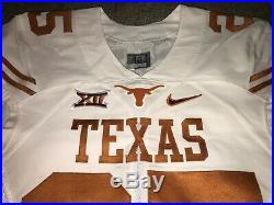 Texas Longhorns NIKE Authentic Game Worn Used Issued Jersey size 40 MACH SPEED