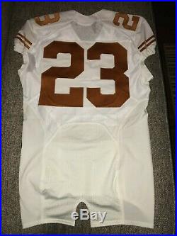 Texas Longhorns NIKE Authentic Game Worn Used Issued Jersey size 42 HYPERCOOL