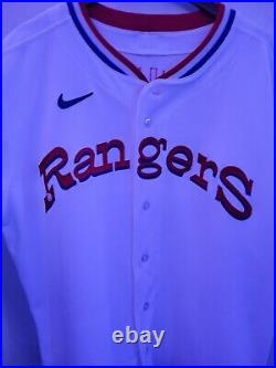 Texas Rangers Team Issued Jersey 2022 Retro 1972 Throwback Jersey Size 46 Nike