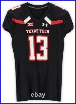 Texas Tech Red Raiders Team-Issued #13 Black Jersey from the 2017
