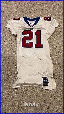 Tiki Barber game issued Giants jersey