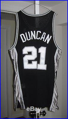Tim Duncan 1998-99 NIKE Game Team Issue Jersey SZ50+4 Pro Cut Jordan Lebron