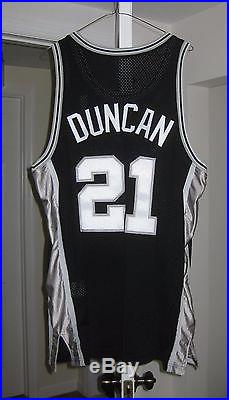 Tim Duncan 1998-99 NIKE Game Team Issue Jersey SZ50+4 Pro Cut Worn Used