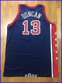 Tim Duncan 2003 American Tournament Game Used/Issued Jersey