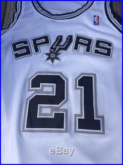 Tim Duncan San Antonio Spurs OnRoad Game Worn/Issued Adidas Jersey