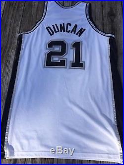 Tim Duncan San Antonio Spurs OnRoad Game Worn/Issued Adidas Jersey