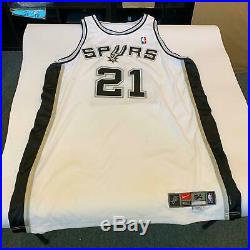 Tim Duncan Signed Game Issued 2002-03 San Antonio Spurs Nike Jersey With JSA COA