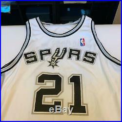 Tim Duncan Signed Game Issued 2002-03 San Antonio Spurs Nike Jersey With JSA COA