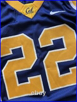 Tim Mixon Cal Bears Game Issued Worn Used NCAA Football Nike Jersey Size M #22