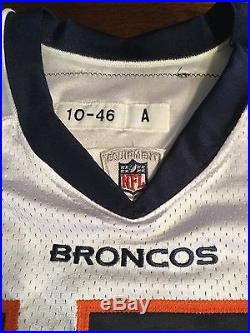 Tim Tebow Denver Broncos game worn / issued Rookie Jersey from 2010 season