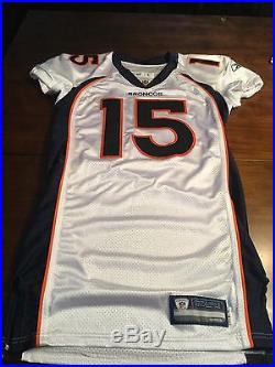 Tim Tebow Denver Broncos game worn / issued Rookie Jersey from 2010 season