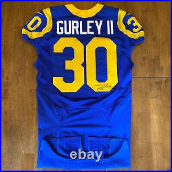 Todd Gurley Signed Autographed Game / Team Issued Rams Jersey 2016