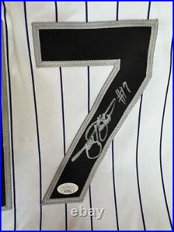 Todd Helton Signed Autographed Game Team Issued Jersey JSA LOA Rockies