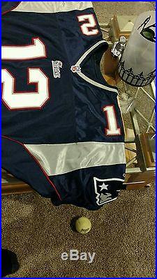 Tom Brady 2001 game issued cut not game worn game jersey