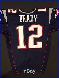 Tom Brady 2006 New England PATRIOTS Home GAME ISSUED Jersey