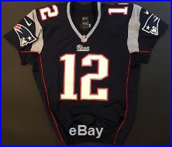 Tom Brady 2013 New England PATRIOTS Home GAME ISSUED Autographed Jersey