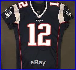 Tom Brady 2016 New England PATRIOTS GAME ISSUED Autographed Jersey