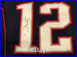 Tom Brady 2016 New England PATRIOTS GAME ISSUED Autographed Jersey