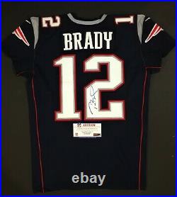 Tom Brady 2019 New England PATRIOTS GAME ISSUED Autographed Jersey NFL AUCTION