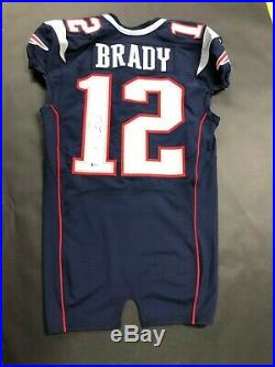 Tom Brady signed team issued jersey game patiots autographed Beckett BAS PSA