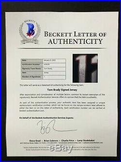 Tom Brady signed team issued jersey game patiots autographed Beckett BAS PSA