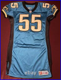 Tom McManus Signed Jacksonville Jaguars NFL Team Issued 1997 Game Jersey (BC)