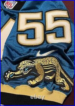 Tom McManus Signed Jacksonville Jaguars NFL Team Issued 1997 Game Jersey (BC)