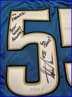 Tom McManus Signed Jacksonville Jaguars NFL Team Issued 1997 Game Jersey (BC)