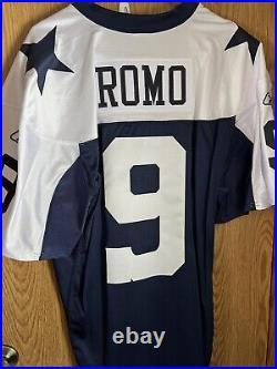 Tony Romo Dallas Cowboys Reebok Game issued jersey NFL jerseys