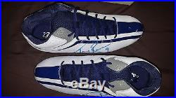 Tony Romo Signed Game Issued Shoes Starter Cleats Dallas Cowboys PROOF