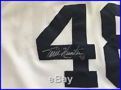 Torii Hunter 2014 Game Used Worn Issued Team Jersey Detroit Tigers Autograph