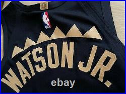 Toronto Raptors City Game Jersey Team Issued Pro Cut Watson Jr Authentic OVO 48