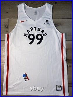 Toronto Raptors Team Game Issued Summer League Jersey #99 Procut Nike sz 2XL NBA