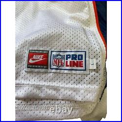 Tory James Signed Broncos Game Issued Nike Proline L Jersey BAS 45494