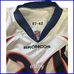 Tory James Signed Broncos Game Issued Nike Proline L Jersey BAS 45494